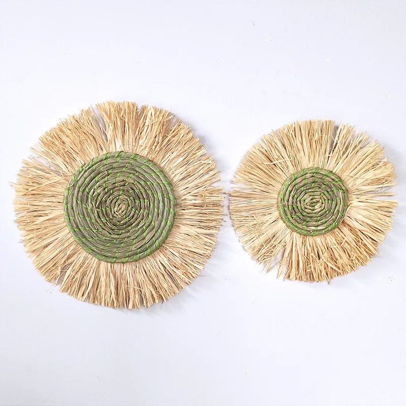 SAVRUMA - Moroccan Woven Wall Art for Warm Textural Depth