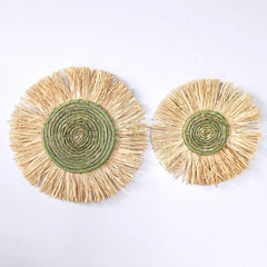 SAVRUMA - Moroccan Woven Wall Art for Warm Textural Depth
