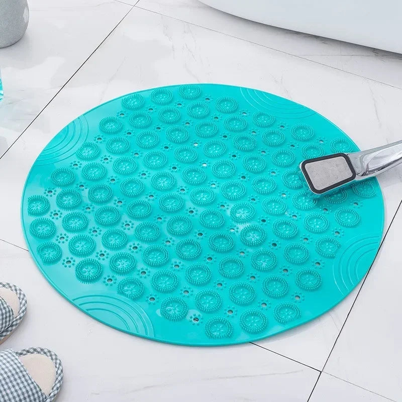 VELSORA - Sculptural Suction Bath Mat for Steadier Showers