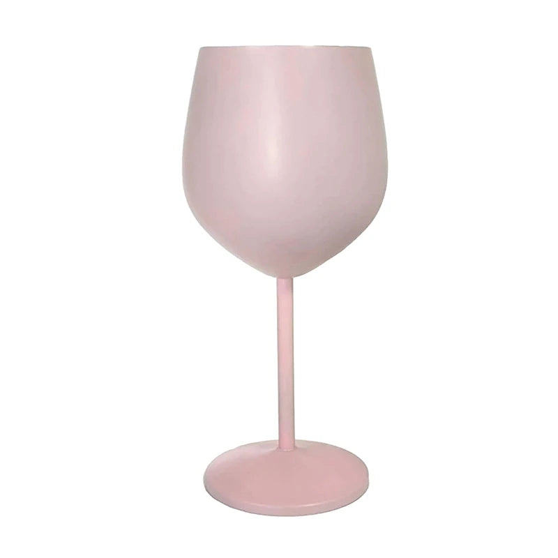 ZELVORA - Sculptural Steel Goblet for Break-Resistant Entertaining