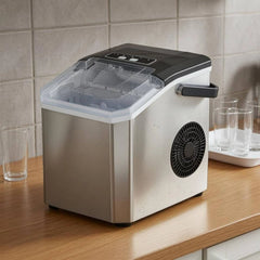 CRYSTAFROST - Compact Bullet Ice Maker for Fresh Ice Anywhere
