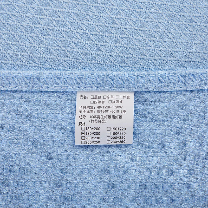 BAMBREL - Textured Bamboo Throw for Cool Statement Seating