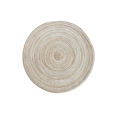 WOVELIA - Round Woven Placemat for Artistic Heat Protection