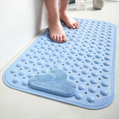 TREDORA - Textured Shower Mat for Steadier, Massaging Footing