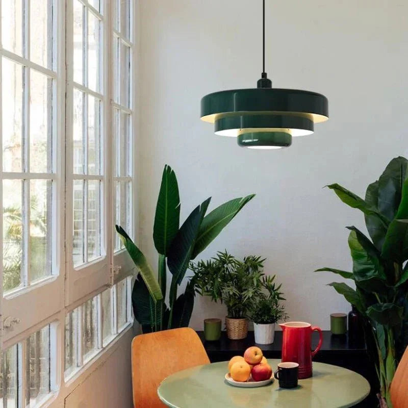 TRILORA - Three-Tier Pendant Light for a Warm Artistic Glow