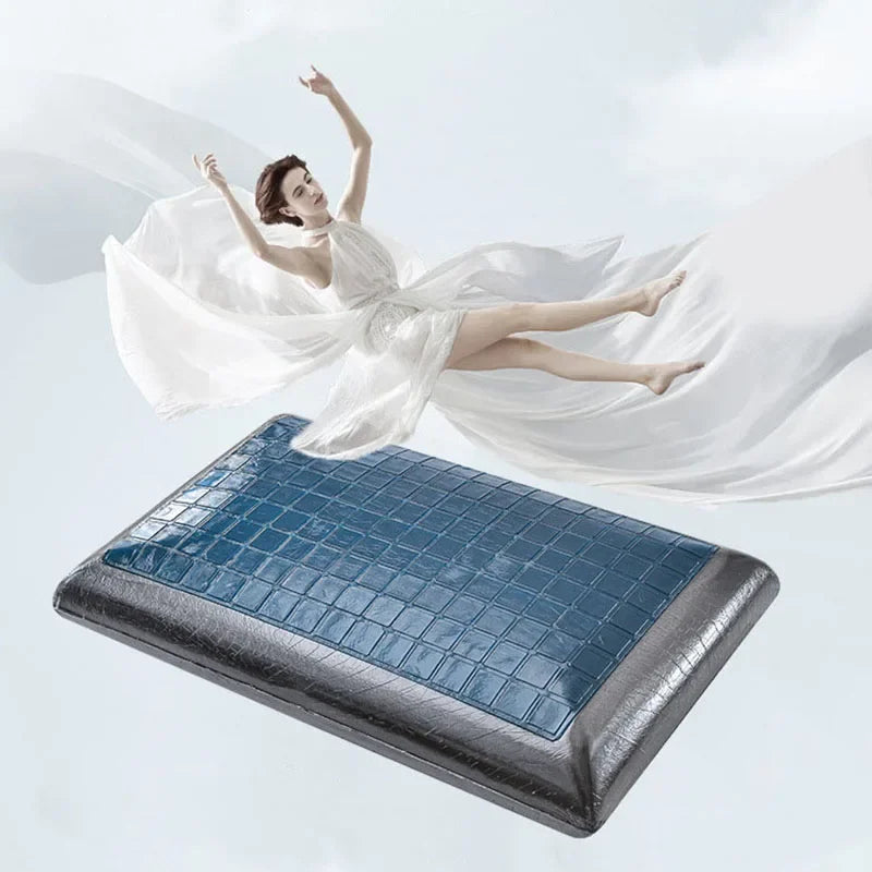 GELDREAM - Double-Sided Cooling Memory Foam Pillow for Cooler Sleep