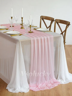 SHEERIVA - Sheer Table Runner for Elegant Occasion Tables