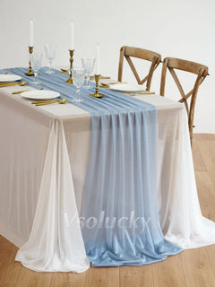 SHEERIVA - Sheer Table Runner for Elegant Occasion Tables