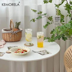 RILVENA - Striped Glass Tumbler for Distinctive Everyday Sipping