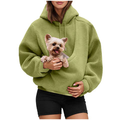 PAWVENA - Pet Pouch Hoodie for Hands-Free Cuddles