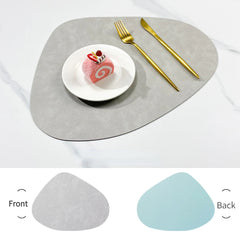 VELDROPA - Double-Sided PU Placemat for Stylish Table Protection