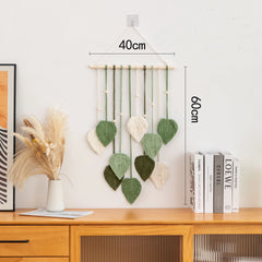 LEAFYRA - Macrame Leaf Wall Hanging for an Artistic Focal Point