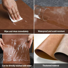 VELDROPA - Double-Sided PU Placemat for Stylish Table Protection