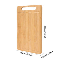DUOVENA - Double-Sided Wooden Cutting Board for Hygienic Food Prep