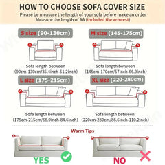 COUCHWRAP - Non-Slip Jacquard Cover for Protected Statement Seating
