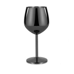 CALYVRA - Sculptural Stainless Steel Goblet for Break-Resistant Entertaining