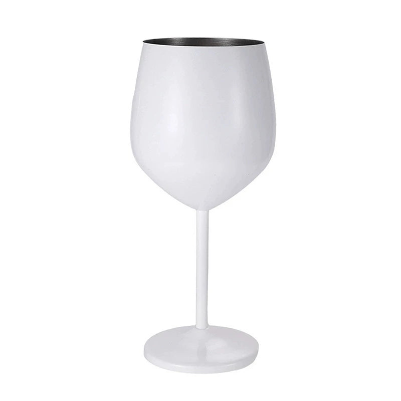 ZELVORA - Sculptural Steel Goblet for Break-Resistant Entertaining