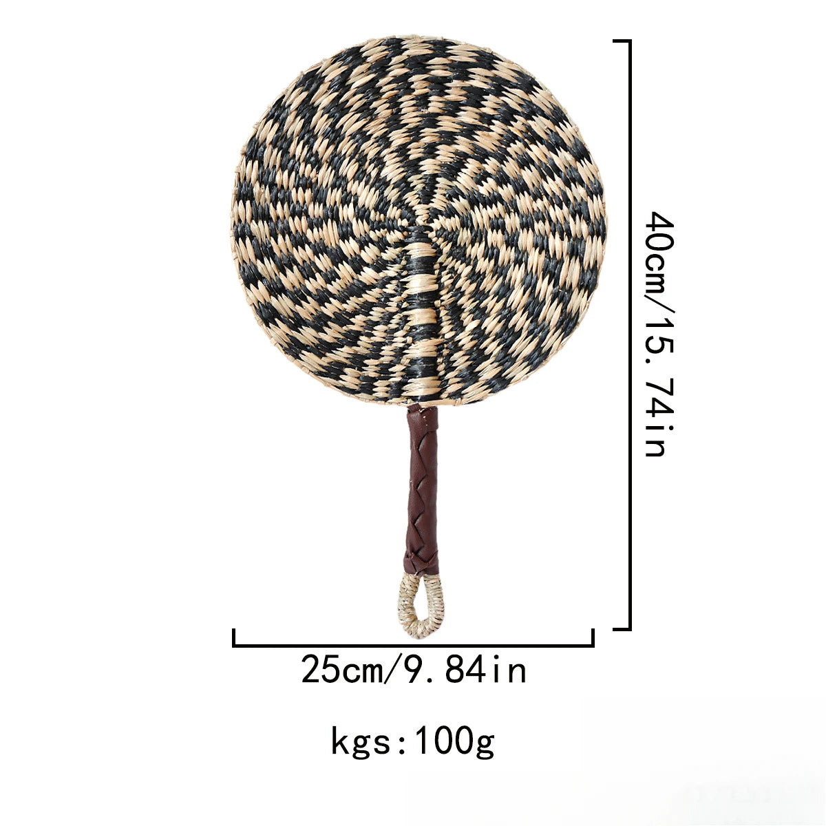 WOVELUNE - Woven Seagrass Fan Wall Art to Anchor Your Seating Area