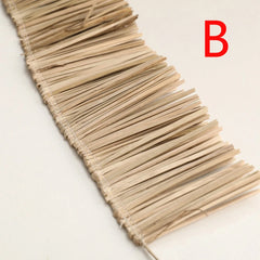 RAVIELA - Raffia Fringe Garland for Textured Wall Displays