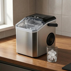 CRYSTAFROST - Compact Bullet Ice Maker for Fresh Ice Anywhere
