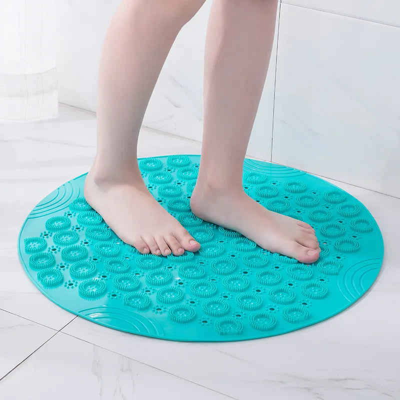 VELSORA - Sculptural Suction Bath Mat for Steadier Showers