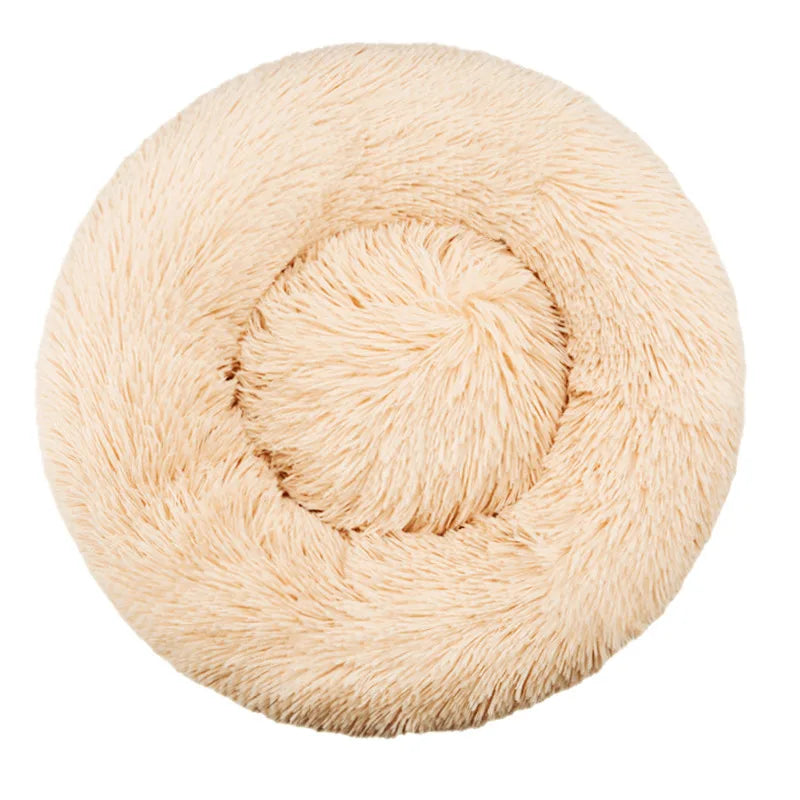 PAWVELLE - Plush Round Pet Sofa for Cozy Statement Seating
