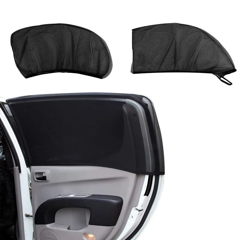 MESHLUNE - Mesh Car Window Shades for UV Protection and Cooler Rides