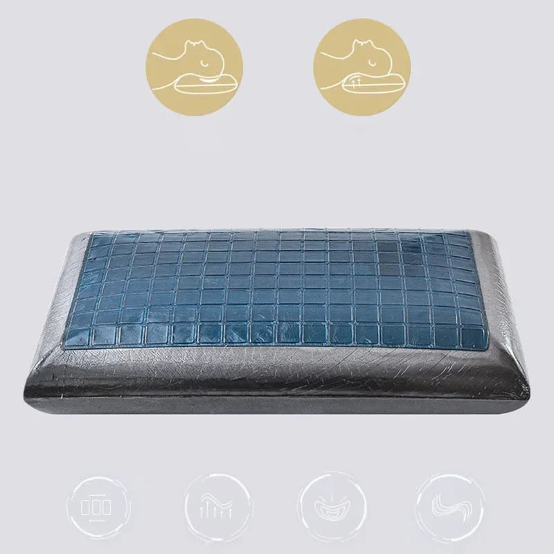 GELDREAM - Double-Sided Cooling Memory Foam Pillow for Cooler Sleep