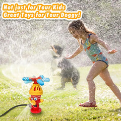 YARDSPLASH - Cartoon Lawn Sprinkler for Active Backyard Play