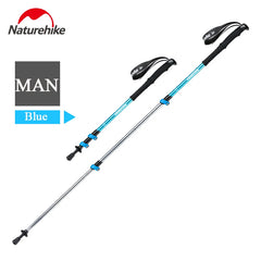 ALVYRA - Three-Section Aluminum Trekking Poles for Stable Trail Support