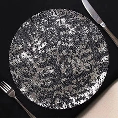 ZELVORI - Metallic Gold Placemats for Statement Table Settings