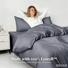 BAMELIA - Bamboo Viscose Bedding Set for Silky, Breathable Comfort