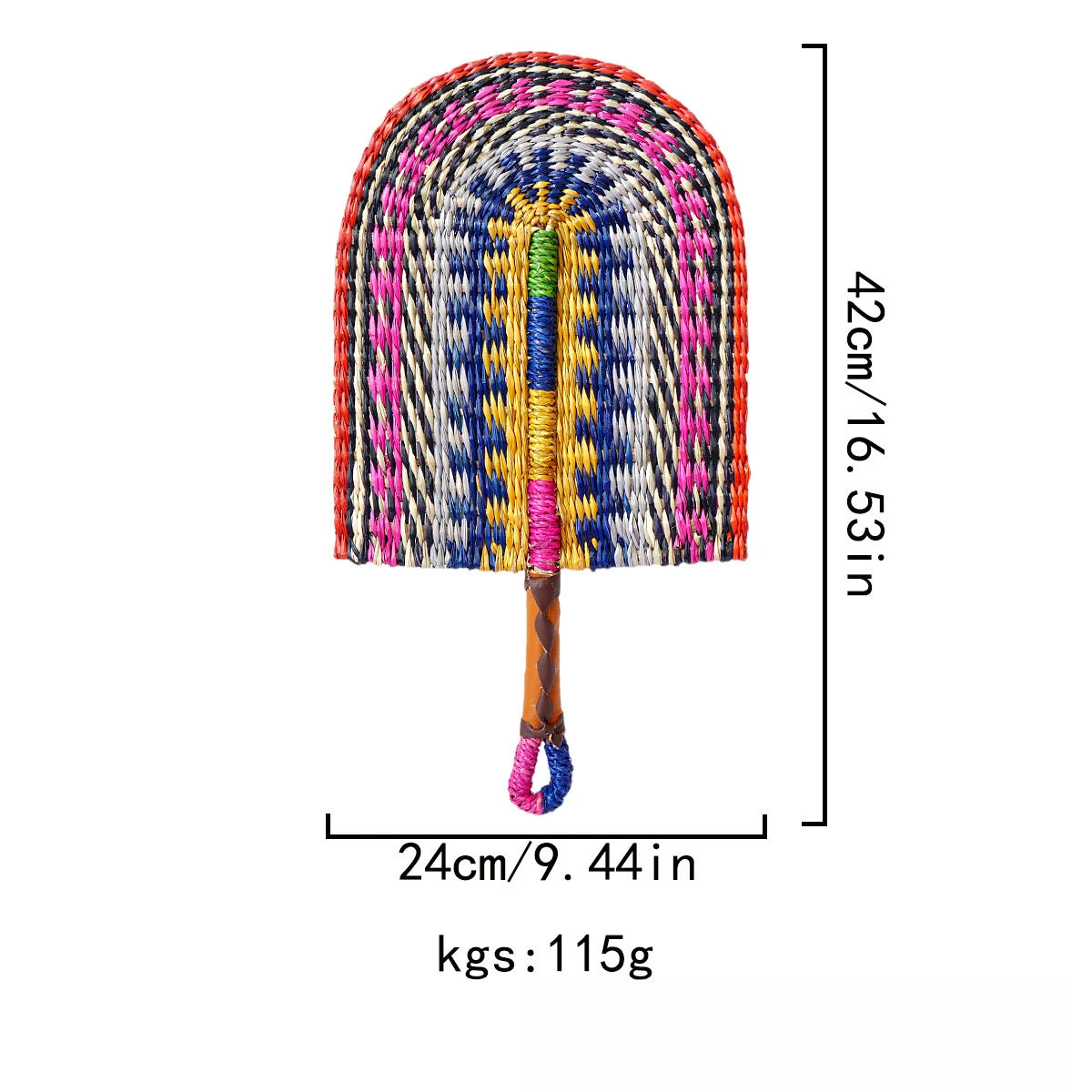 WOVELUNE - Woven Seagrass Fan Wall Art to Anchor Your Seating Area