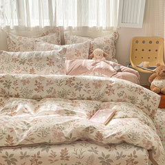 FLORVENA - Floral Cotton Duvet Set for an Artful Bedroom