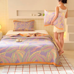 COTELYA - Cotton Gauze Blanket for Airy, Artful Summer Layering