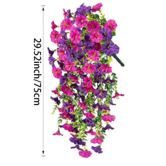 WICKORA - Wicker Wall Planter for a Striking Floral Display