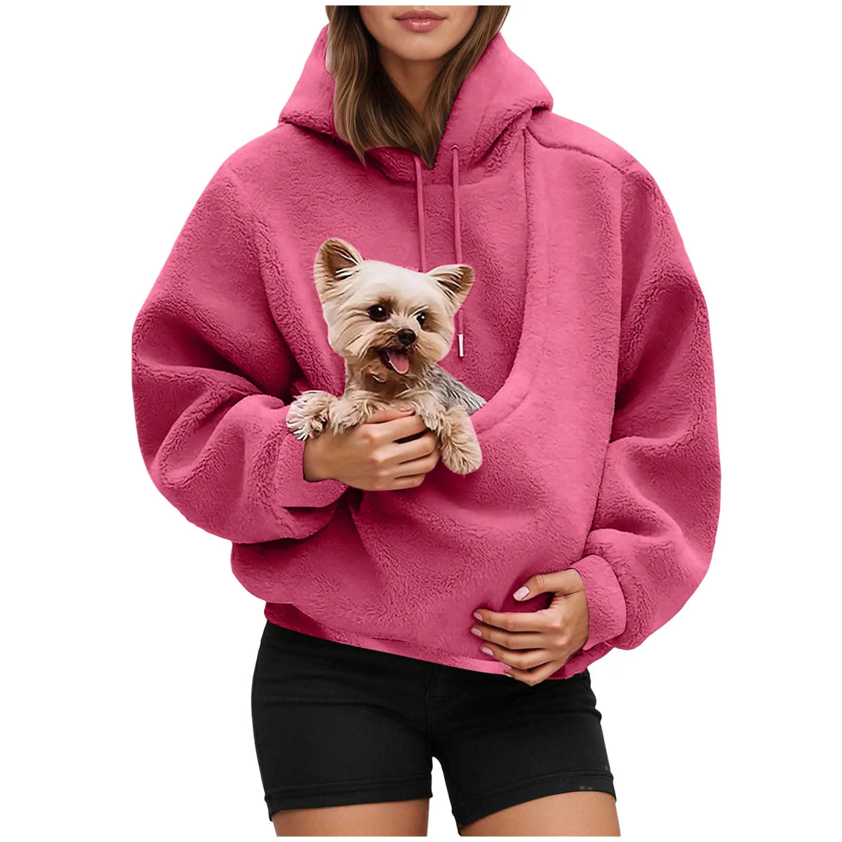 PAWVENA - Pet Pouch Hoodie for Hands-Free Cuddles
