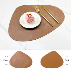 VELDROPA - Double-Sided PU Placemat for Stylish Table Protection