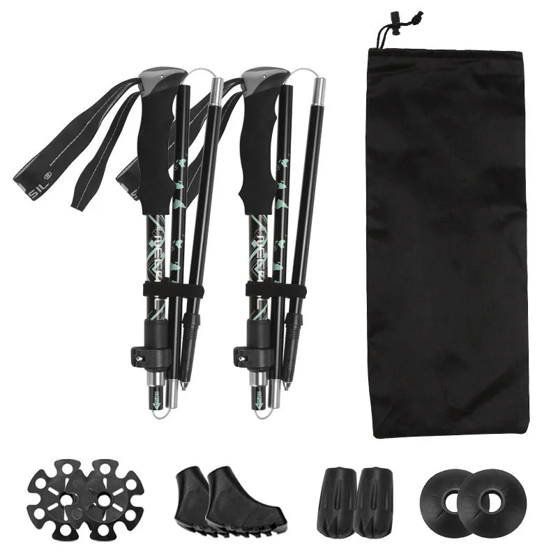 TREVYKA - Folding Trekking Poles for Stable Strides on Any Trail