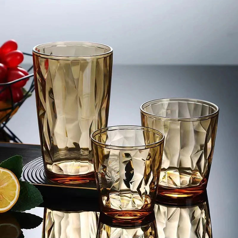 MORLUNE - Statement Acrylic Tumblers for Shatterproof Entertaining