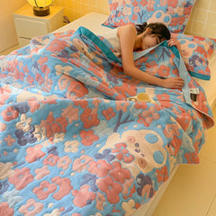 COTELYA - Cotton Gauze Blanket for Airy, Artful Summer Layering