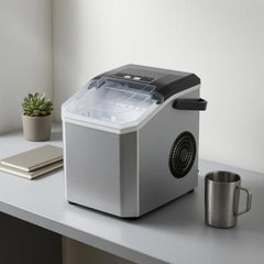 CRYSTAFROST - Compact Bullet Ice Maker for Fresh Ice Anywhere