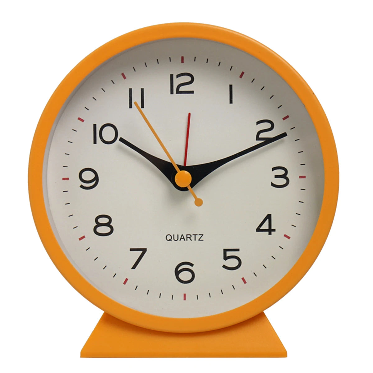 TINVORA - Metal Alarm Clock for Quiet Bedside Timekeeping