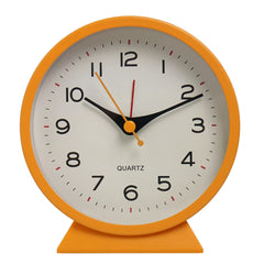 TINVORA - Metal Alarm Clock for Quiet Bedside Timekeeping