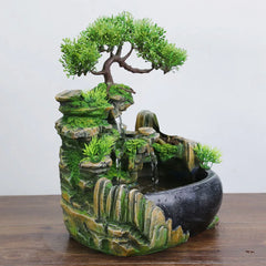 SERENOVA - Sculptural Waterfall Fountain for a Calming Focal Point