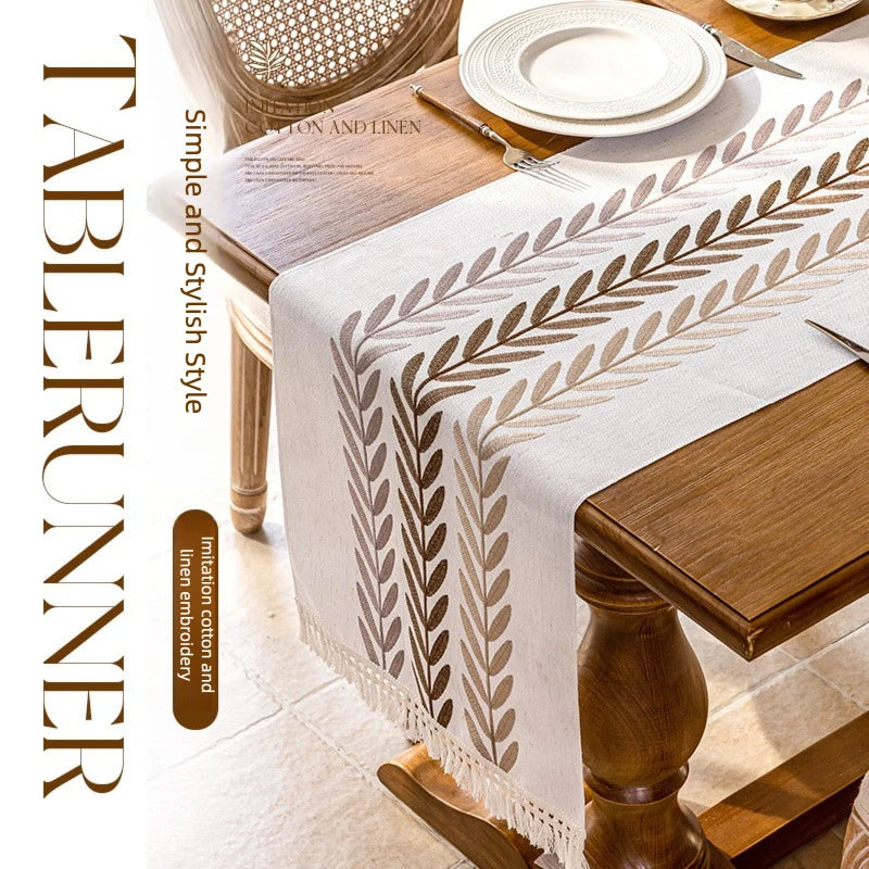 LINTAVRA - Long Table Runner for a Distinctive Layered Display