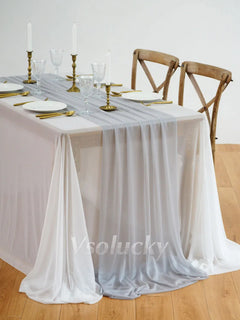 SHEERIVA - Sheer Table Runner for Elegant Occasion Tables
