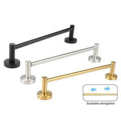 ARQELLA - Retractable Towel Bar for Space-Saving Bathroom Drying