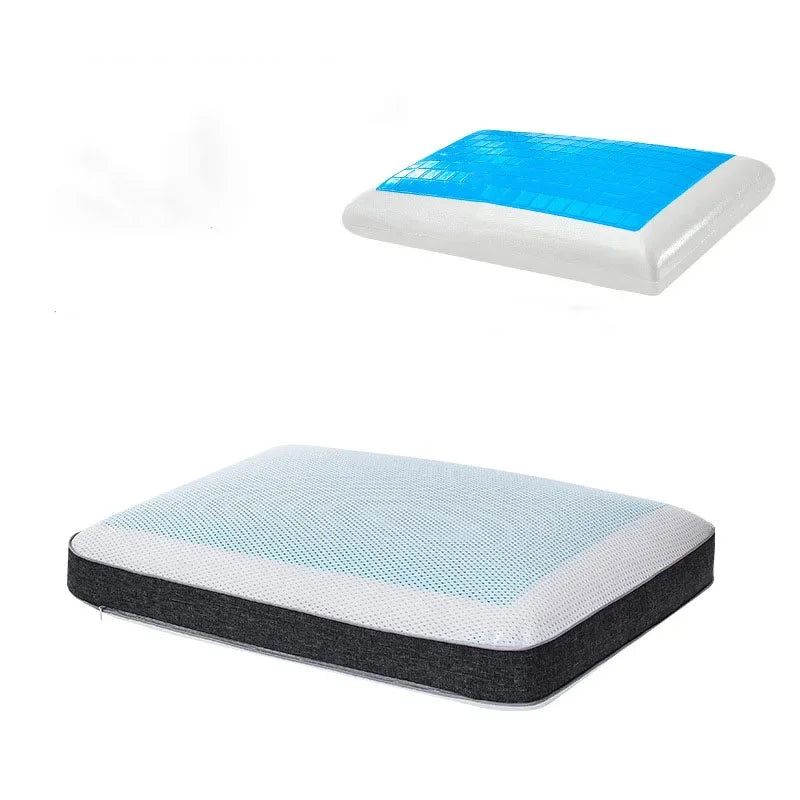 GELDREAM - Double-Sided Cooling Memory Foam Pillow for Cooler Sleep