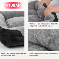 PAWVELA - Plush Pet Sofa for Cozy Statement Seating